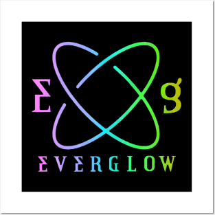 Everglow Logo New Rainbow Posters and Art